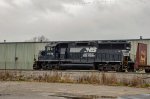 NS GP60 Locomotive making moves in the yard